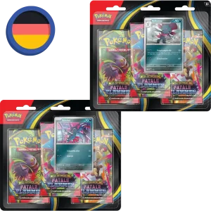 Pokemon Fatale Flammen 3-Pack Blister - 2er Set