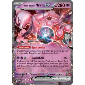 Pokemon Team Rockets Mewtu EX Kollektion Box (Deutsch)