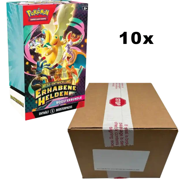 Pokemon Erhabene Helden Booster Bundle Display