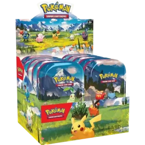 Pokemon Erhabene Helden Mini Tins Display