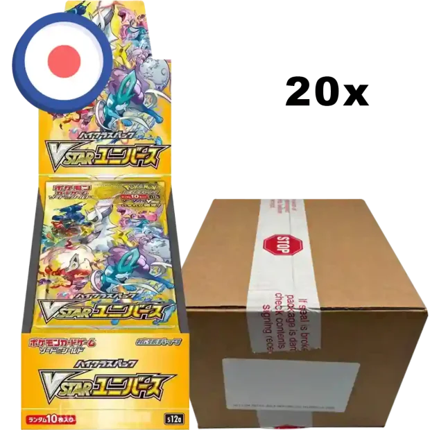 Pokemon VStar Universe Display (s12a) Case (20 Stück)