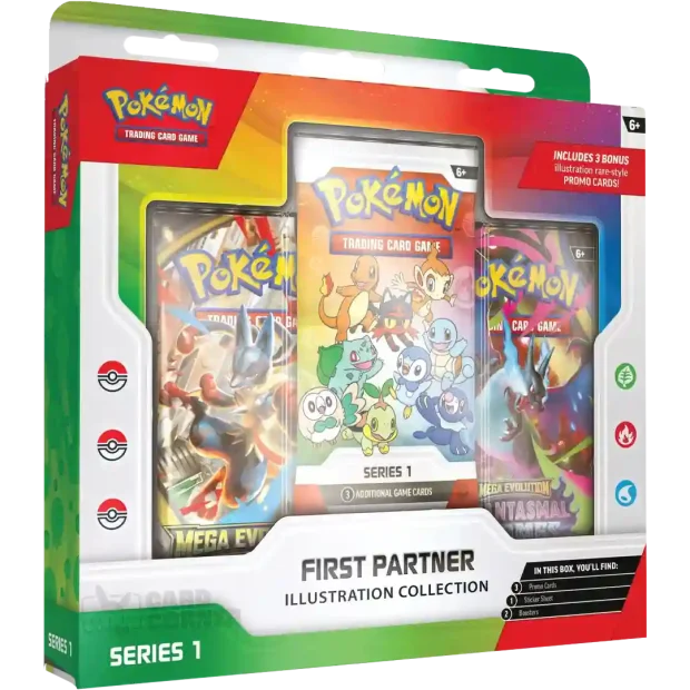 Pokemon First Partner Illustration Collection Series 1