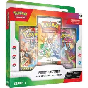 Pokemon First Partner Illustration Collection Series 1