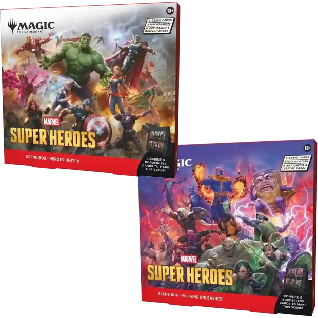 MTG - Marvel Super Heroes - Scene Box (Englisch) 2er Set