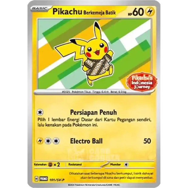 Pikachu Berkemeja Batik Promos, 59,99 €