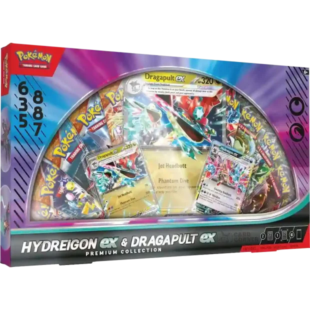 Pokemon Hydreigon EX & Dragapult EX Premium Collection