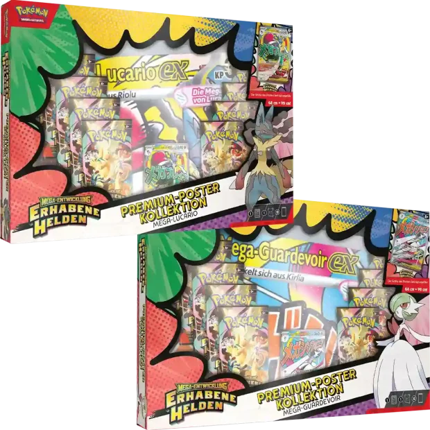 Pokemon Erhabene Helden Premium Poster Kollektion 2er Set