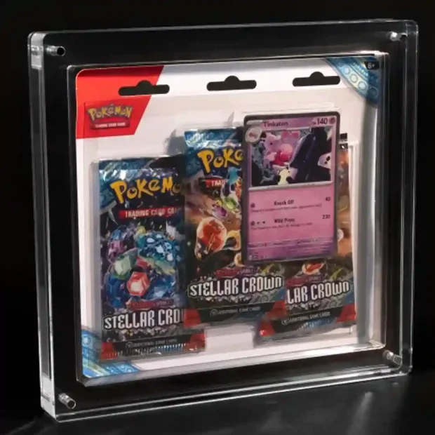 The Acrylic Box Pokemon 3-Pack Blister