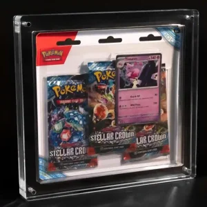 The Acrylic Box Pokemon 3-Pack Blister