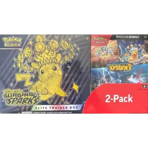 Pokemon Surging Sparks Costco 2-Pack - ETB and Booster...