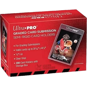 Ultra Pro Cardsaver Semi-Rigid Lip Tall Card Holders - 200 Stück