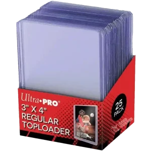 Ultra Pro 3" x 4" Toploader - Clear 25 Stück
