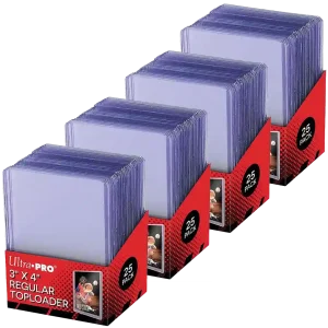 Ultra Pro 3" x 4" Toploader - Clear 100 Stück