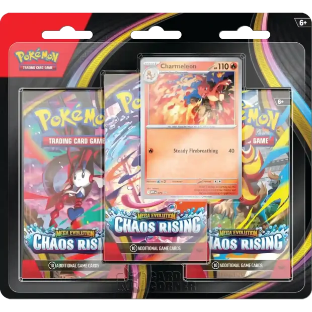 Pokemon Chaos Rising 3-Pack Blister