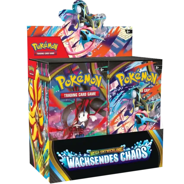 Pokemon Wachsendes Chaos Display