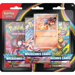 Pokemon Wachsendes Chaos 3-Pack Blister