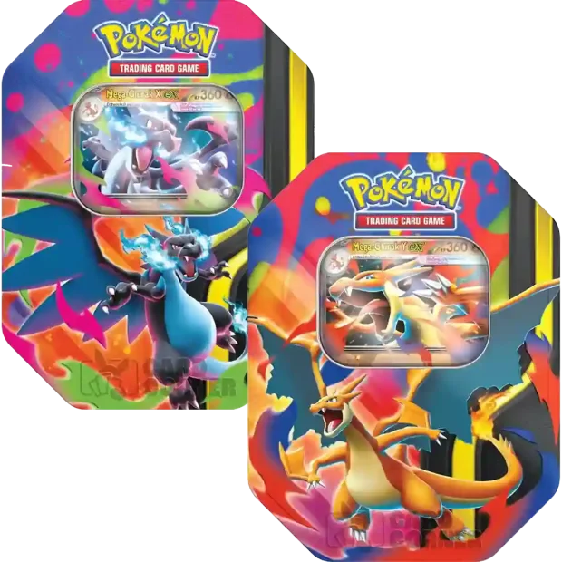 Pokemon Mega Glurak EX Tin Box (Deutsch) 2er Set