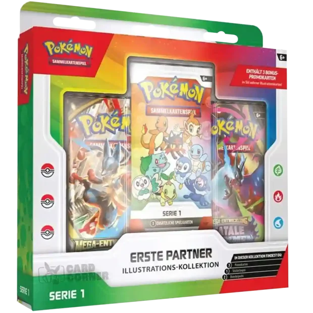 Pokemon Erste Partner Illustrations Kollektion Serie 1