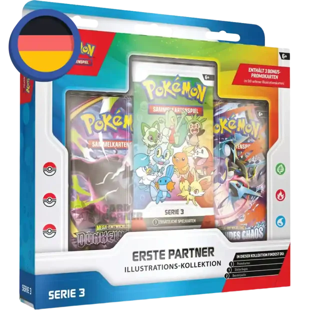 Pokemon Erste Partner Illustrations Kollektion Serie 3