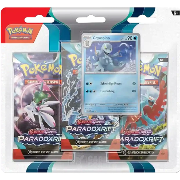 Pokemon Paradoxrift 3-Pack Blister ZUFÄLLIG