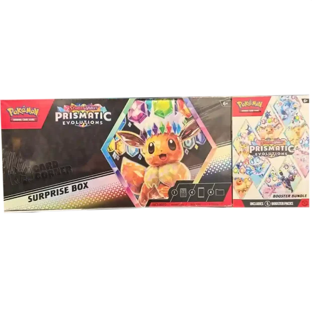 Pokemon Prismatic Evolutions Sams Club 2-Pack Surprise Bundle