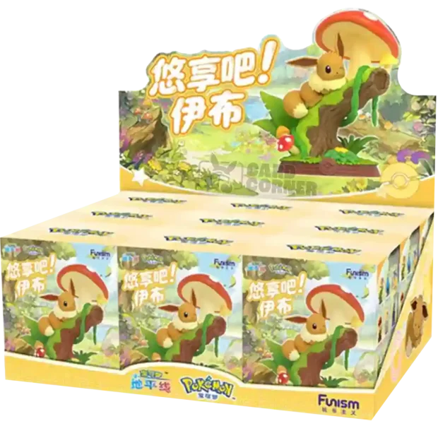 Funism Pokemon Eevee Enjoy Vol.3 Blind Box Display (9 Stück)