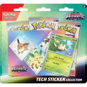 Pokemon Prismatic Evolutions - Tech Sticker Collection