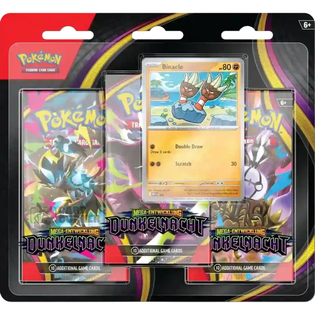 Pokemon Dunkelnacht 3-Pack Blister
