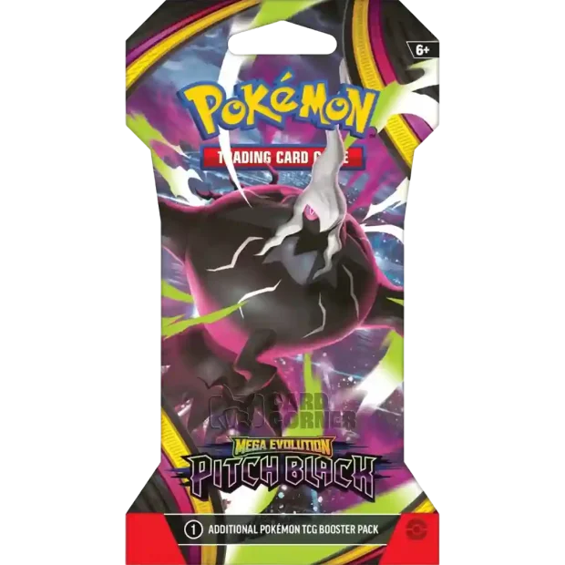 Pokemon Pitch Black Sleeved Booster