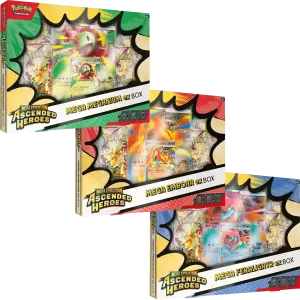 Pokemon Ascended Heroes Mega EX Box (Englisch) 3er Set