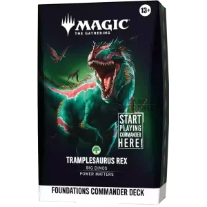 MTG Foundations Commander Deck (Englisch) Tramplesaurus Rex