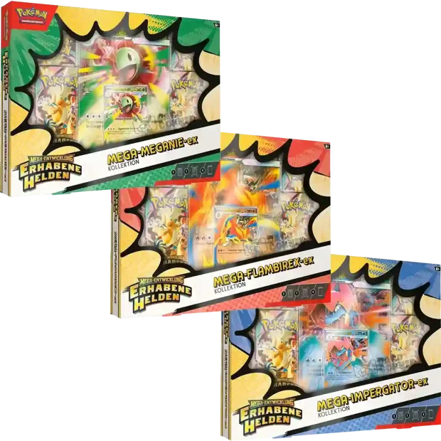 Pokemon Erhabene Helden Mega EX Kollektion (Deutsch)