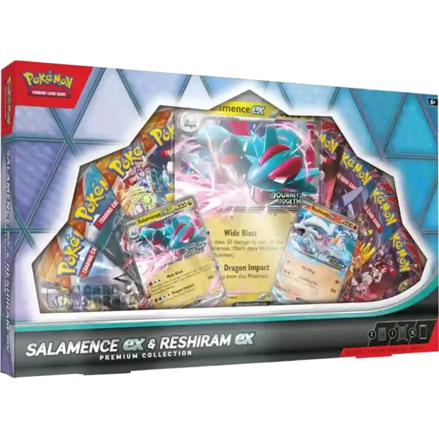 Pokemon Salamence EX & Reshiram EX Premium Collection