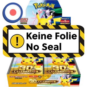 Pokemon 30th Celebration (M6a) Display OHNE FOLIE