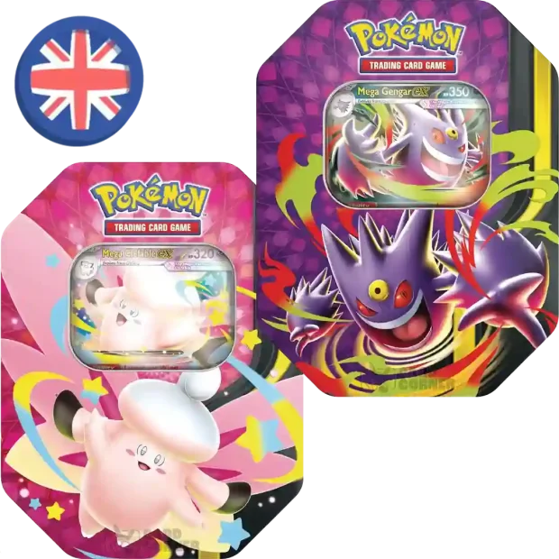 Pokemon Mega Moonlit Tin Box (ENG) 2er Set
