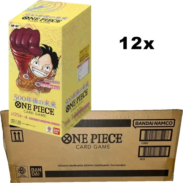 One Piece OP07 - 500 Years in the Future Display (JP) Case (12 Stück)