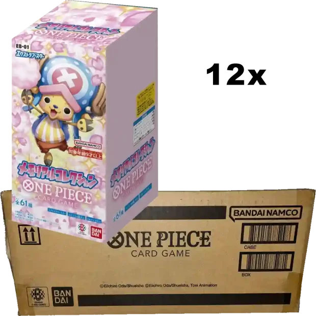 One Piece EB01 - Memorial Collection Display (JP) Case (12 Stück)