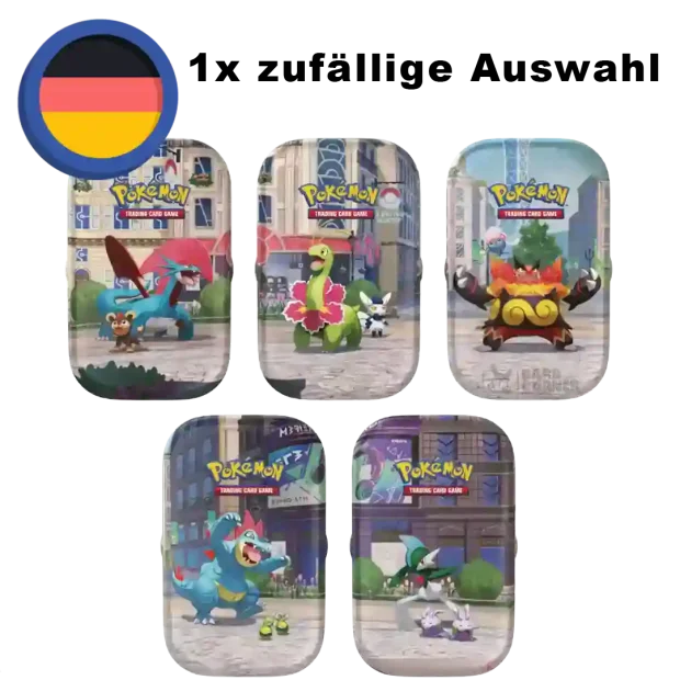 Pokemon Illumina City Mini Tin (DE) ZUFÄLLIG