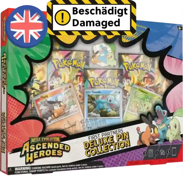 B-Ware Produkte Pokemon Ascended Heroes Deluxe Pin Collection (ENG)