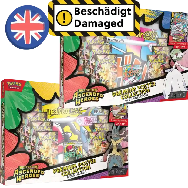 B-Ware Produkte Pokemon Ascended Heroes Premium Poster Collection (ENG)