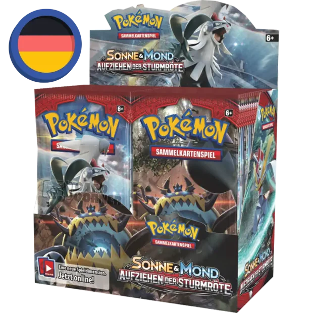 Pokemon Aufziehen der Sturmröte Display