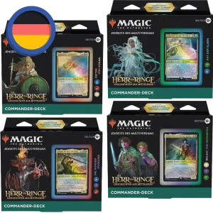 MTG Der Herr der Ringe Commander Deck 4er Set (DE)