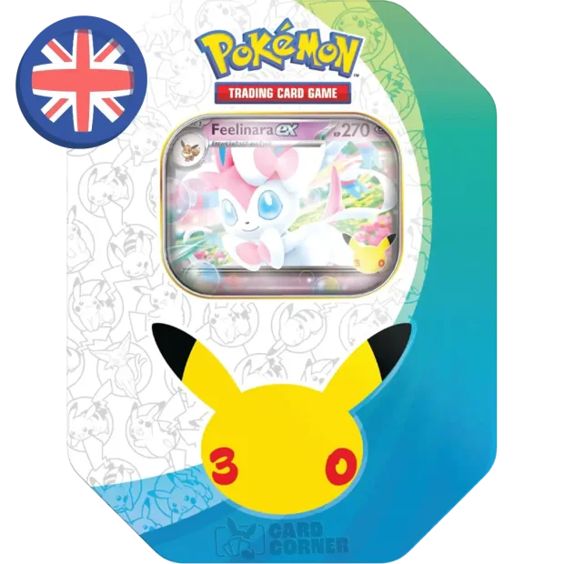 Pokemon 30th Celebration Tin Box Sylveon ex