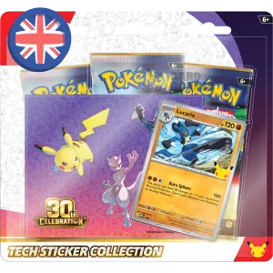 Pokemon 30th Celebration Tech Sticker Collection