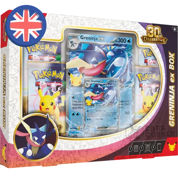 Pokemon 30th Celebration EX Box Greninja ex