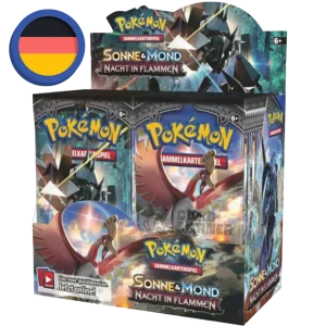 Pokemon Nacht in Flammen Display