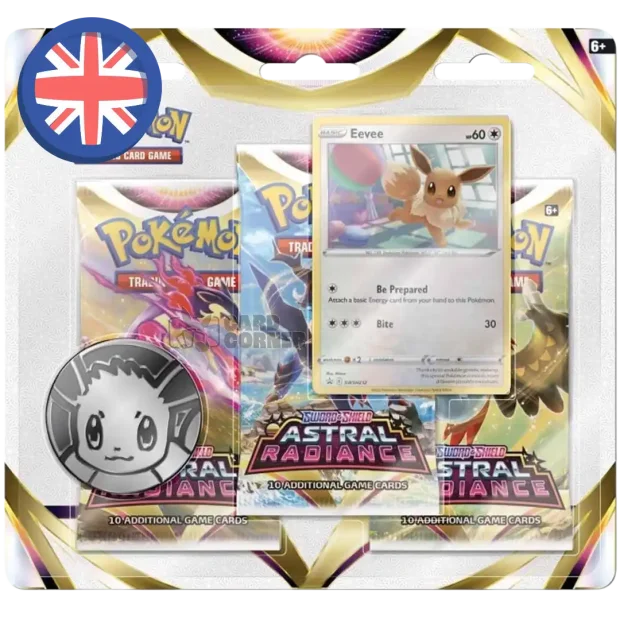 Pokemon Astral Radiance 3-Pack Blister Eevee