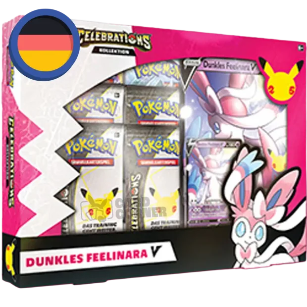 Pokemon Celebrations Dunkles Feelinara V Box
