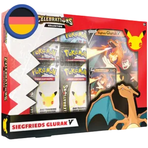 Pokemon Celebrations Siegfrieds Glurak V Box