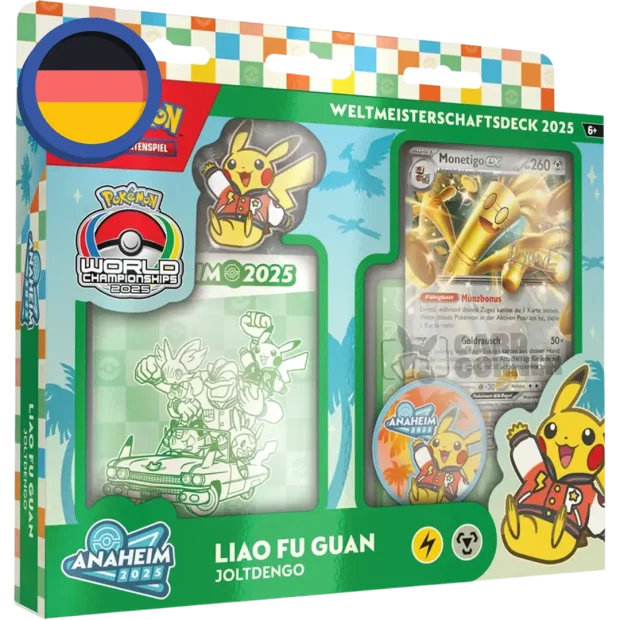 Pokemon Weltmeisterschaftsdeck 2025 (DE) Joltdengo